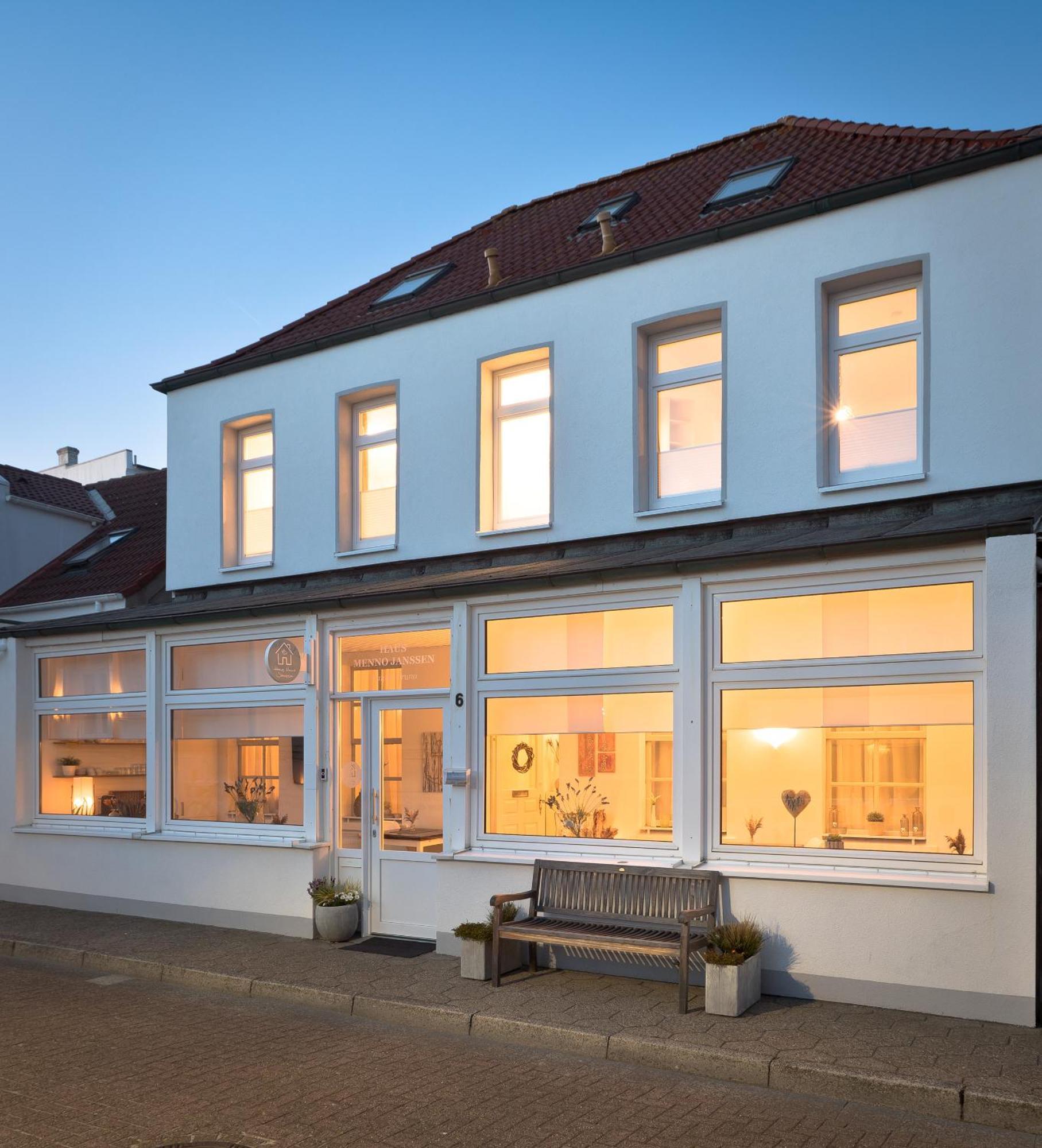 Haus Menno Janssen - Doppelzimmer Norderney Kültér fotó
