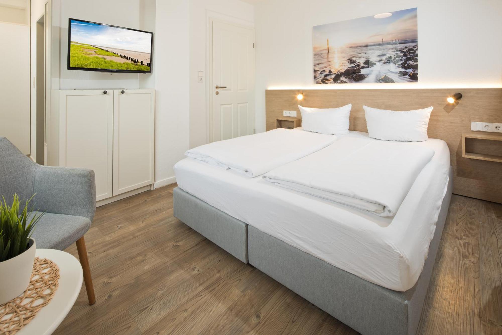 Haus Menno Janssen - Doppelzimmer Norderney Kültér fotó